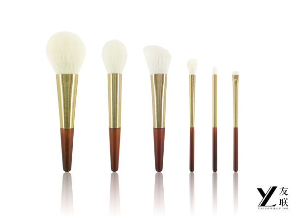 Ny ankomst ｜ skinnende nyt liv, guld aluminiumsrørbørste sæt - et must -have til at skabe det perfekte makeup -look!