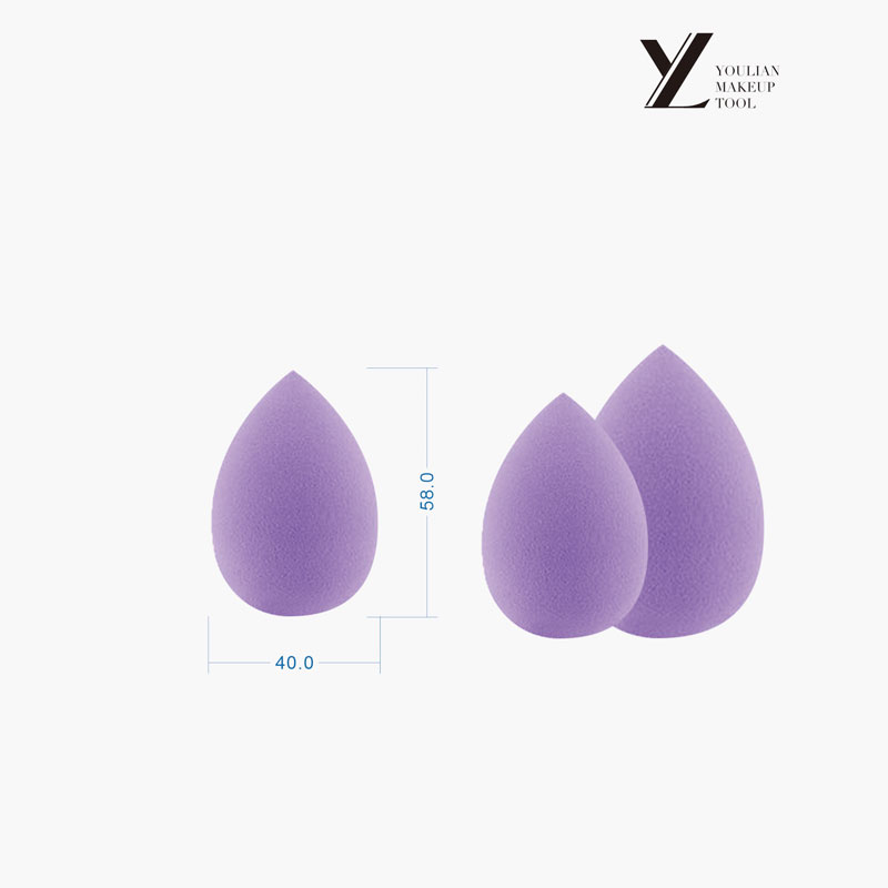 PU Drop-formet makeup svamp